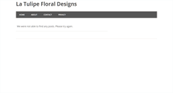 Desktop Screenshot of latulipefloral.com